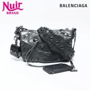 Balenciaga Le Cagole Xs Flap Bag Giant Shoulder Silver